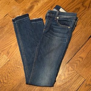 Rag and Bone Ankle Skinny Denim Jeans